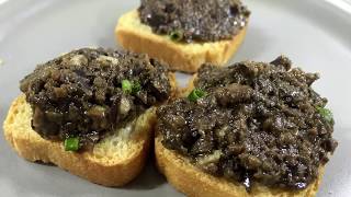 Tapenade aux Olives Noires  Black Olive Tapenade [upl. by Carl]