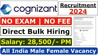 Cognizant Recruitment 2024  Work From Home Jobs  Cognizant Jobs For Freshers  Cognizant Jobs 2024 [upl. by Benedetto591]