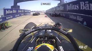 Stoffel Vandoorne Dan Ticktum HARD Crash  2023 Berlin EPrix Round 7 [upl. by Don]