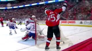 Mika Zibanejads kicked goal vs Montreal [upl. by Heimlich141]