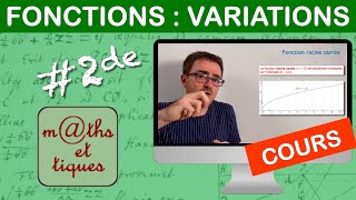 LE COURS  Variations des fonctions  Seconde [upl. by Ihtak259]