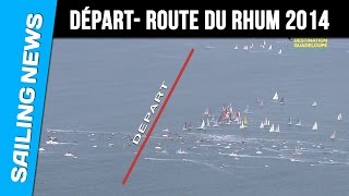 Départ de la course  Route du Rhum 2014 [upl. by Hirst]