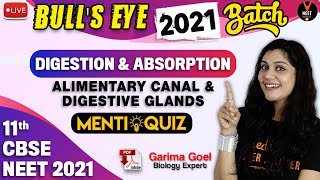 Digestion and Absorption 1  Biology Class 11  NEET 2021 Preparation  NEET Biology  Garima Goel [upl. by Arelc]