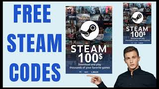 Steam Gift Card Codes 2024 Free  How To Get Free Steam Codes [upl. by Htebazileyram]