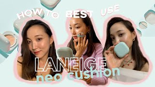 Innisfree No Sebum Powder Cushion Review Comparisons w Laneige Neo Cushion Matte [upl. by Ahseem]