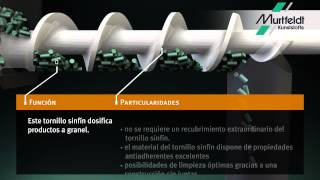 Tornillos sinfín dosificadores y transportadores [upl. by Myrta]