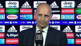 INTERVISTA ALLEGRI POST JUVENTUSFROSINONE 32quotERA IMPORTANTE TORNARE A VINCEREquot [upl. by Nets]