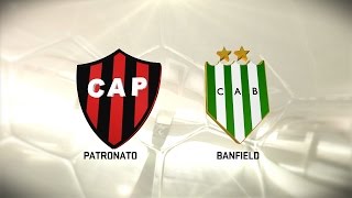 Fútbol en vivo Patronato vs Banfield Fecha 8 Torneo de Primera División 20162017 FPT [upl. by Torey]