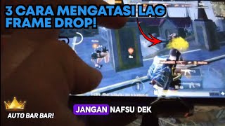 CARA MENGATASI LAG DAN FRAME DROP PUBG MOBILE ‼️ [upl. by Notnil]