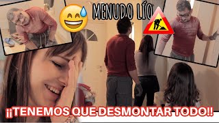 PROBLEMÓN😭TENEMOS QUE DESMONTARLO TODO  Familia Tutti Vlog [upl. by Yrrem591]