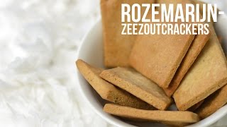 Rozemarijnzeezoutcrackers  OhMyFoodness [upl. by Navap]