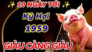 HÉ LỘ VẬN MỆNH 10 NGÀY TỚI  KỶ HỢI 1959 TRÚNG SỐ PHÁT TÀI  ĐỔI ĐỜI ĐẠI GIA  ĐÃ GIÀU CÀNG GIÀU HƠN [upl. by Ehud]