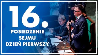 16 posiedzenie Sejmu  dzień pierwszy 23 lipca 2024 r [upl. by Henricks]