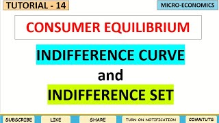 14 INDIFFERENCE CURVE   INDIFFERENCE SET [upl. by Lore]