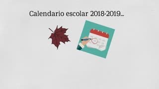 calendario escolar 2018 2019 [upl. by Aehsila]