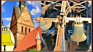 Hannover Marktkirche Glocken der Evangelische Lutherische Kirche Teilgeläut [upl. by Aara597]