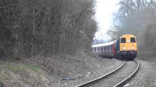 20s amp 7X09 Sinope fc Coleorton on the Leicester to Burton line Wed 20032013 [upl. by Aititil161]