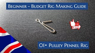 UK Sea Fishing Budget  Beginner Rig Making Guide 01 Pulley Pennel Rig sea fishing rigs [upl. by Nrevel]