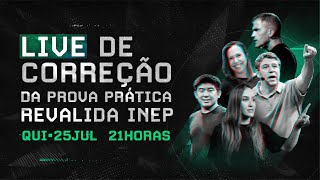 Live de correção da Prova Prática  Revalida INEP  20241 [upl. by Zins]