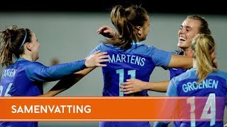 Highlights Denemarken  OranjeLeeuwinnen 232018 Algarve Cup 2018 [upl. by Emoryt]