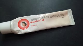 Melalite 15 Cream Review  Skin Lightening Cream  Uses Benefits and Side Effect of Melalite Cream [upl. by Rellek285]