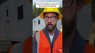 Ces travailleurs verront leur salaire déduit foryou youtubeshorts funny fake situation ⚠️ [upl. by Annohsat]