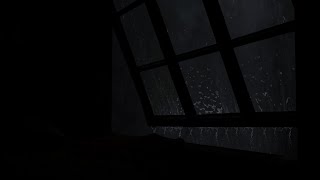 🪟Night Thunderstorm and Rain Water Sounds for DEEP Sleep  Rain on Window⛈️ [upl. by Adidnere102]