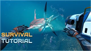 Subnautica Below Zero Survival Tutorial Facing a Chelicerate [upl. by Yanat228]