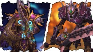 NEW Battle For Darkshore Plate Sets amp Weapons  Night Elf amp Forsaken Warfront Armor Sets [upl. by Noonan]