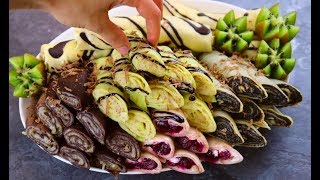 5 сладких НАЧИНОК ДЛЯ БЛИНОВ просто а так вкусно [upl. by Alfi161]