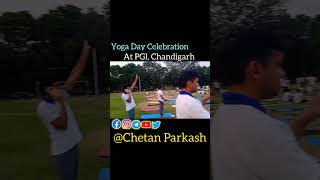 youtubeshorts International yoga day celebration medical Chandigarh pgi campus vlog medical [upl. by Nunes]