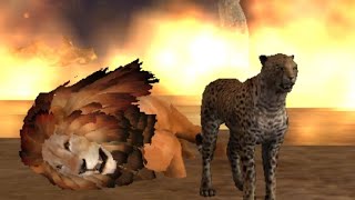 Cheetah vs Lion BossLeopard Boss Ultimate Savanna Simulator [upl. by Esli]