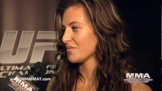 Strikeforces Miesha Tate on Ronda Rouseys Nudity  Her Fight With Julie Kedzie [upl. by Noma499]