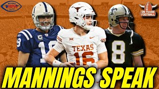 EXCLUSIVE Arch Speaks at Passing Academy  Peyton Cooper talk QBs  Texas Longhorns Football [upl. by Manson]