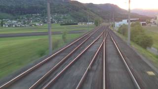 Führerstandsmitfahrt von Bludenz nach Buchs mit dem Orientexpress [upl. by Arhsub702]