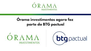 Mudança da órama para o BTG pactual e agora [upl. by Schnabel]