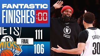 Final 243 WILD ENDING Nets vs Knicks 🔥🔥 [upl. by Docilla]