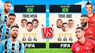 TRIO MSN vs TRIO BBC no BRASILEIRÃO Quem leva a melhor 👀 [upl. by Inafetse81]