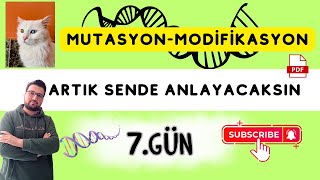 8 SINIF KAMP 2025 7 GÜN LGS FEN 2 ÜNİTE3 MUTASYON VE MODİFİKASYON [upl. by Aisile]