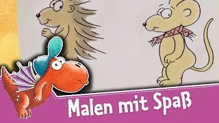 Malen mit Spaß  Malschule  Zeichenschule  Kinder malen Matilda [upl. by Onibla]