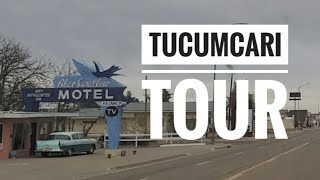 Tucumcari Tour Drive through of Tucumcari New Mexico Route 66 131 [upl. by Aikemet]