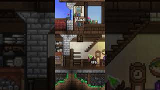 Quick Stairs Building Tips in Terraria terraria [upl. by Jen]