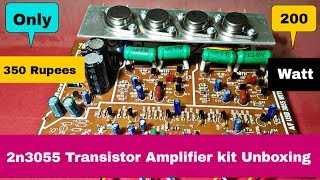 2n3055 Kit Unboxing  3055 Transistor Amplifier kit  3055 Audio Board Unboxing [upl. by Henigman]