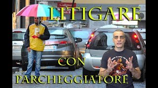 Cicalone litiga con i parcheggiatori abusivi [upl. by Yur384]