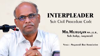 civiljudgeexam2023  Section 88 of CPC Interpleader Suit class by MrMurugan Sub Judge Nagercoil [upl. by Hayton]