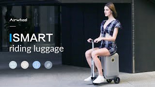 Smart luggage New rideable electric suitcase luggage in 2021  Airwheel SE3S [upl. by Raycher678]