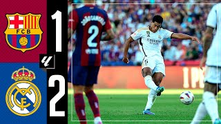 Barcelona 12 Real Madrid  HIGHLIGHTS  LaLiga 202324 [upl. by Suirradal]