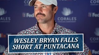 Wesley Bryan Falls Short At Puntacana [upl. by Anirbed922]