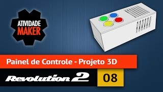 REVOLUTION 2  Painel de Controle CNC  Projeto 3D [upl. by Ruelle]