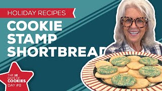 Holiday Cooking amp Baking Recipes Cookie Stamp Shortbread Recipe  8th Day of Christmas Cookies [upl. by Lauree]